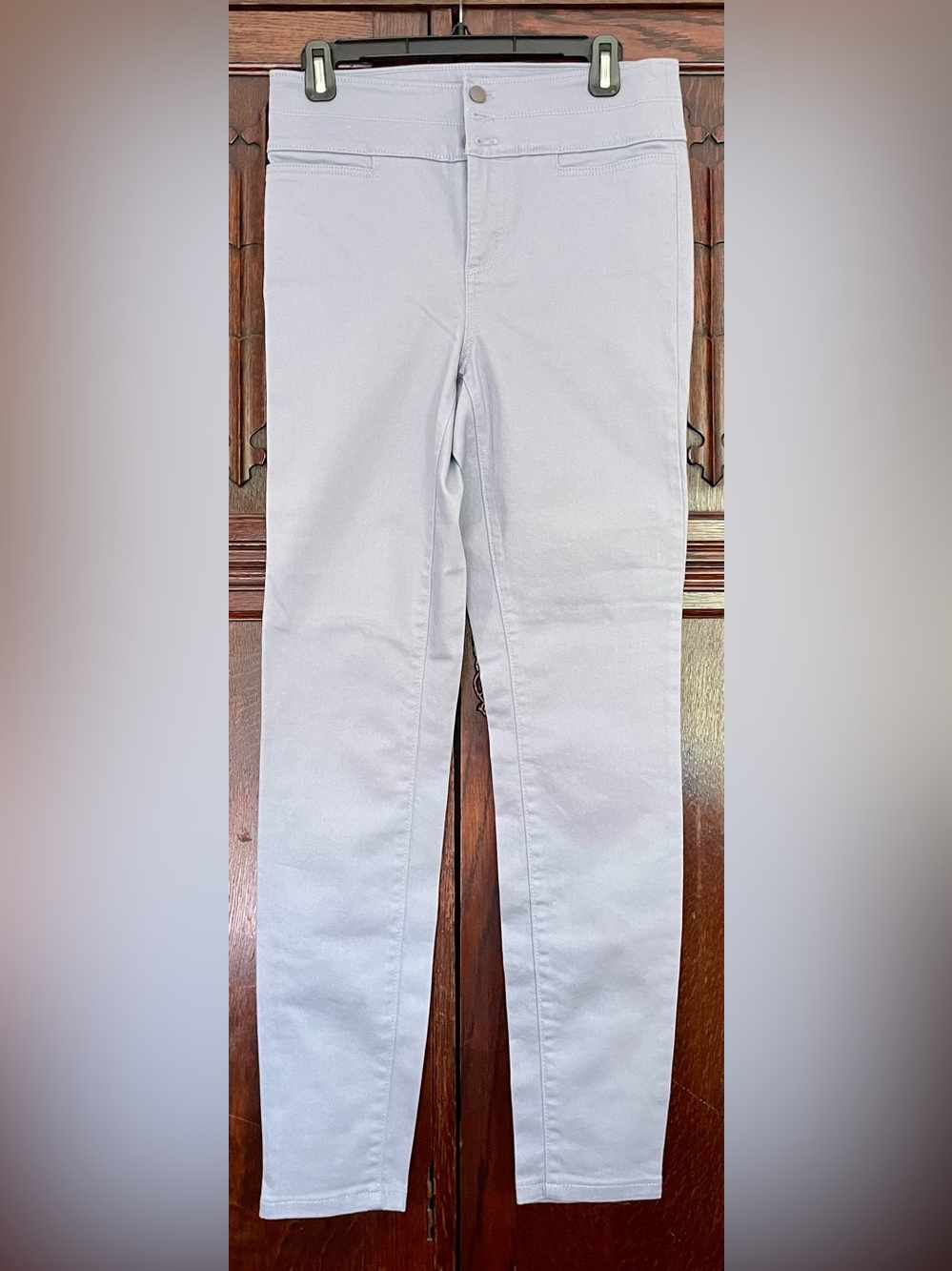 NWOT LOFT Light Blue Stretch Skinny Pants Size 4
